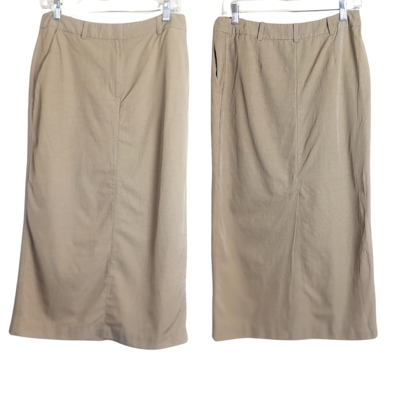 Stockholm Atelier Gorpcore Mini Pencil Skirt Khaki With Pockets Women's Size 8 - Picture 1 of 8